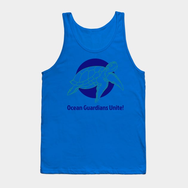 Ocean Guardians Unite! Ocean Conservation Tank Top by VOIX Designs